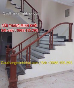 CẦU THANG KÍNH ĐẸP TAY VỊN GỖ . CẦU THANG KÍNH ĐẸP TẠI HÀ NỘI