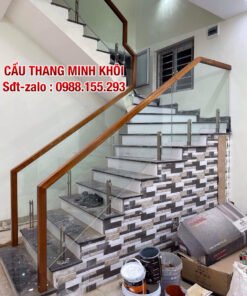 CẦU THANG KÍNH CƯỜNG LỰC ĐẸP . CẦU THANG KÍNH TẠI HÀ NỘI