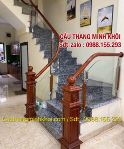 CẦU THANG KÍNH ĐẸP HIỆN ĐẠI .CẦU THANG KÍNH GỖ ĐẸP TẠI HÀ NỘI