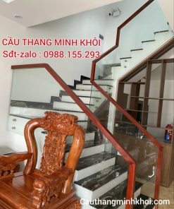 CẦU THANG KÍNH CƯỜNG LỰC HÀ NỘI. MẪU CẦU THANG KÍNH ĐẸP HIỆN ĐẠI