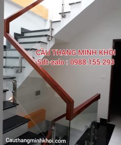 LAN CAN CẦU THANG KÍNH GỖ ĐẸP . MẪU CẦU THANG KÍNH GỖ HÀ NỘI